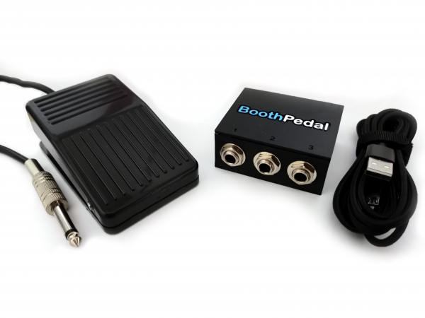 BoothPedal Kit – USB Programmable foot switch