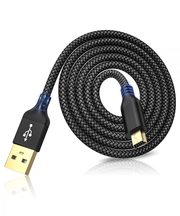 2m Canon DSLR Braided Mini USB Cable
