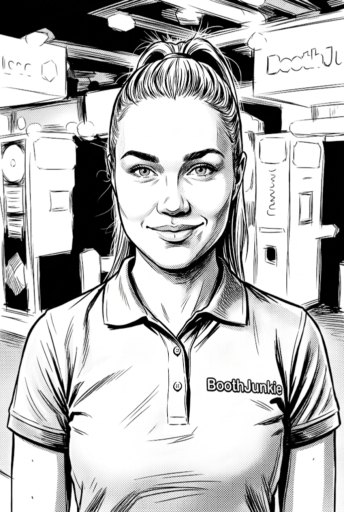 The Comic Ink style: a black and white comic book drawing